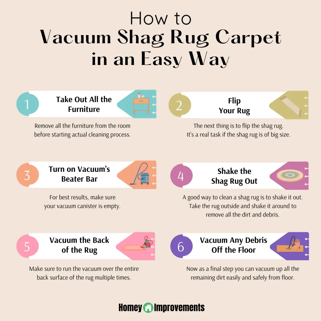 How to Vacuum Shag Rug Carpet in an Easy Way