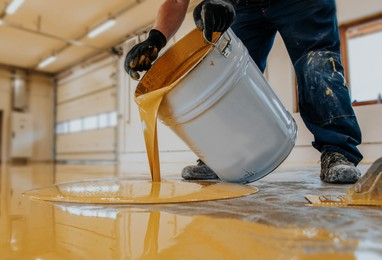 types of garage floor paint
