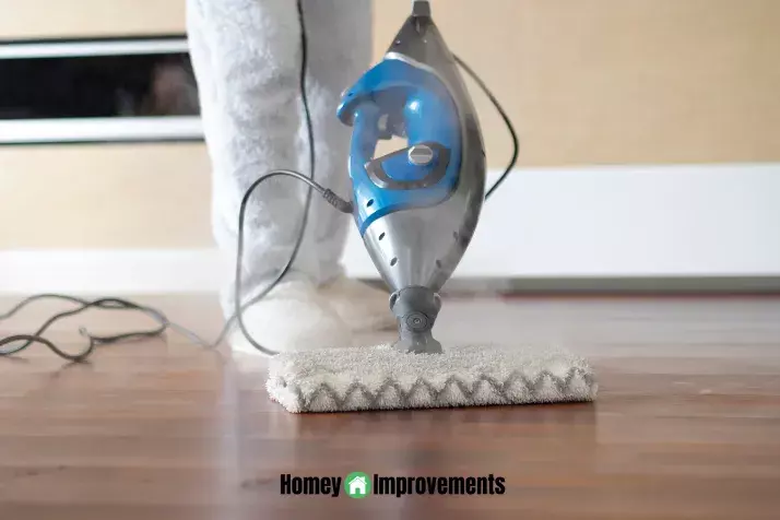 Steam Mopping of laminate floor