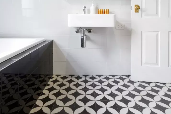 bespoke patterns for bathroom floors