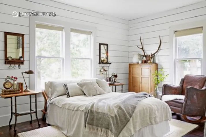 Add Wood Paneling Whitewash for Rustic Chic