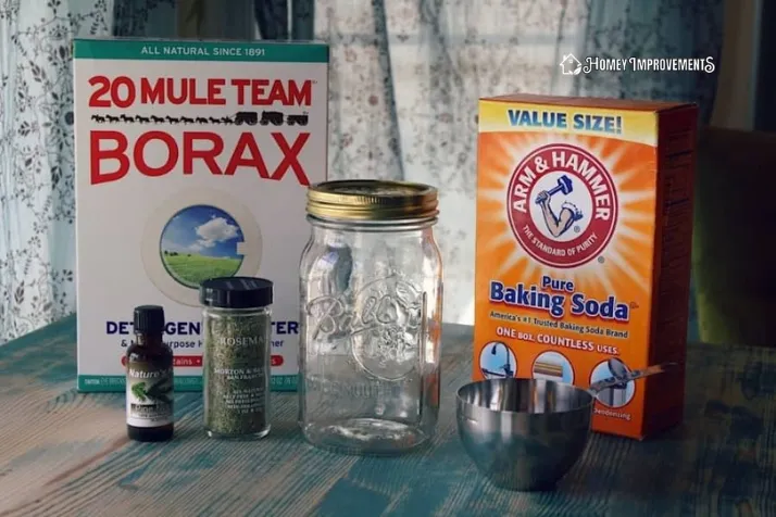 Baking Soda, Borax, and Essential Oil