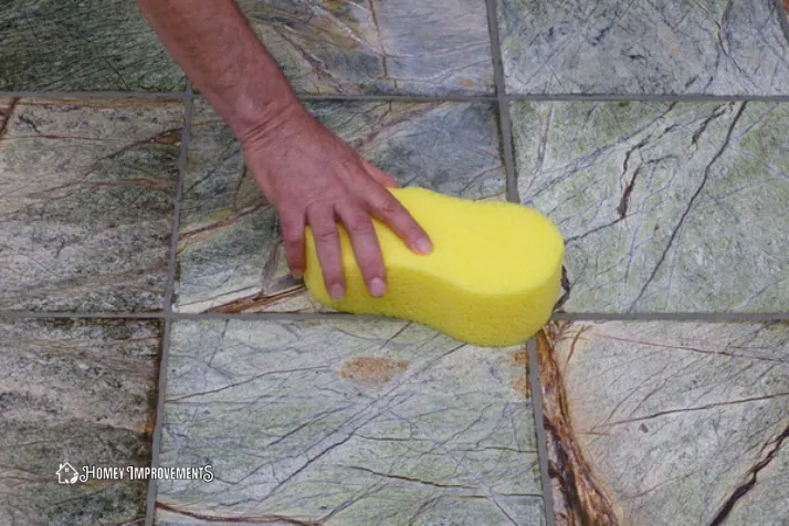 Dry the Surface of marble floor