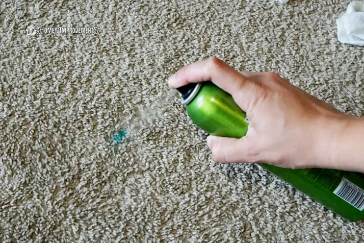Getting Ink Out of Carpet with Hairspray