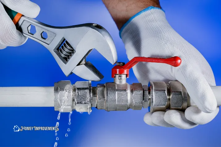 Remove Supply Line with Adjustable Wrench