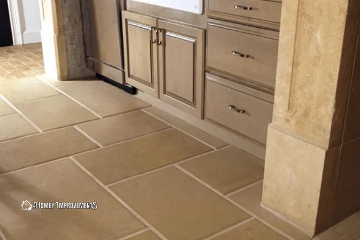 Underfoot Texture of Kitchen Floor