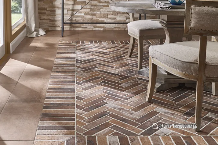 Attractive Brick Pattern Floor Tile