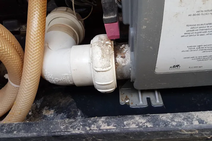 Conduit Pipe of a hot tub