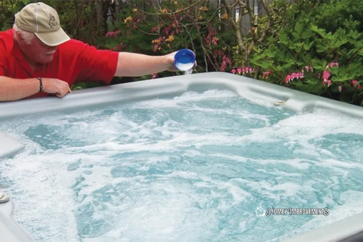 High Alkalinity Occurs in Hot Tub