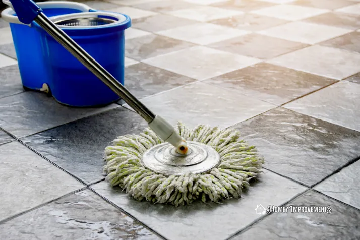 Mop a Stone Tile