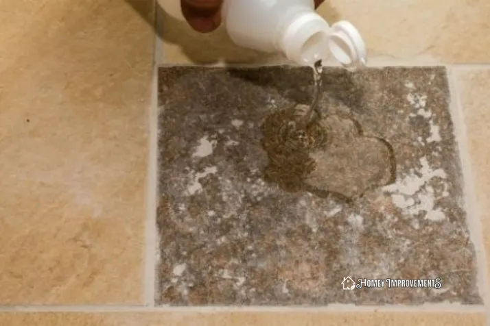 Pour Water on Top of the Dried Grout