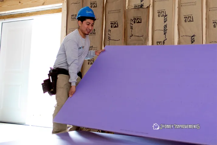 Purple Board Drywall