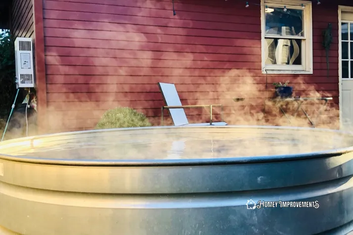 Steel Tank Hot Tub