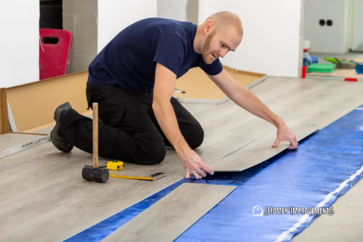 Underlayment Construction for vinyl plank flooring