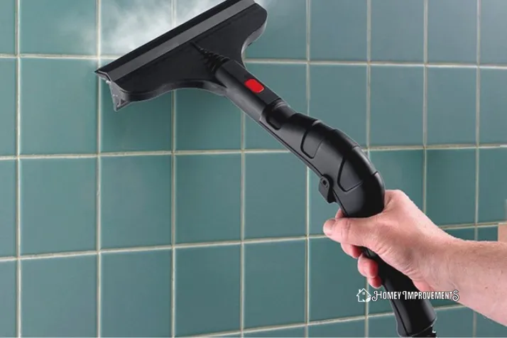 Cleaning Shower Grout and Tiles with a Steam Cleaner