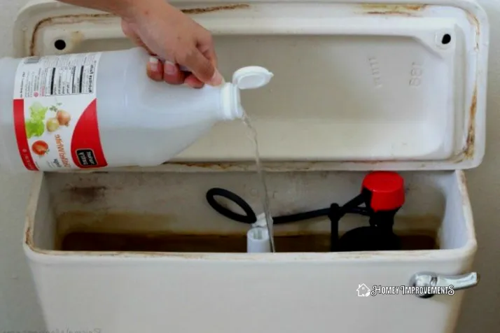 Use Vinegar for Cleaning Toilet Tank