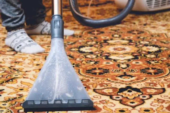 vacuum silk rug