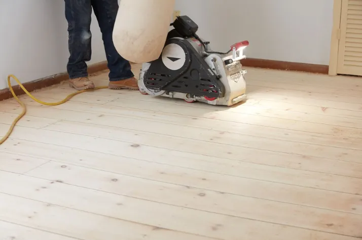 refinish the Engineered Hardwood Floors surface